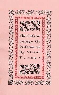 bokomslag Anthropology of Performance