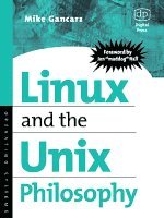 Mike Gancarz, GA) Gancarz, Mike (Software consultant, Atlanta - Linux and the Unix Philosophy, Häftad