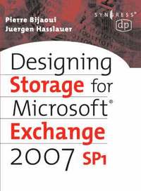 bokomslag Designing Storage For Exchange 2007 SP1