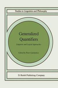 bokomslag Generalized Quantifiers