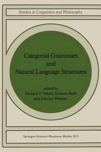 bokomslag Categorial Grammars and Natural Language Structures