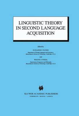 bokomslag Linguistic Theory in Second Language Acquisition