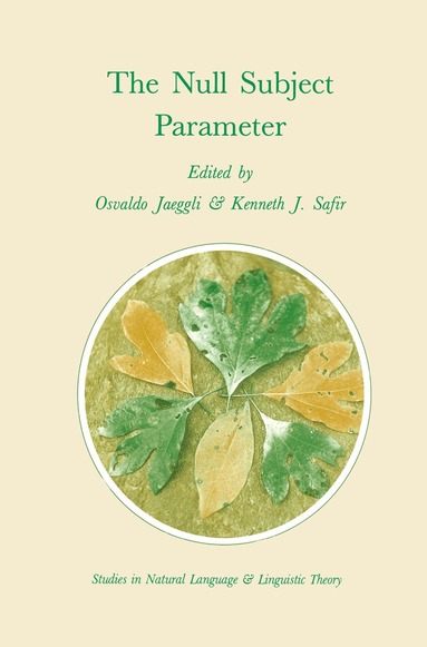 M. Jaeggli, K. Safir - Null Subject Parameter, Inbunden