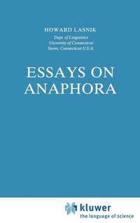 bokomslag Essays on Anaphora
