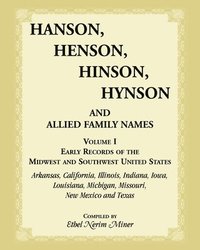 bokomslag Hanson, Henson, Hinson, Hynson and Allied Family Names