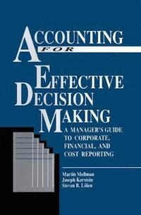 bokomslag Accounting For Effective Decision Making