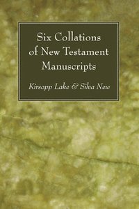 bokomslag Six Collations of New Testament Manuscripts