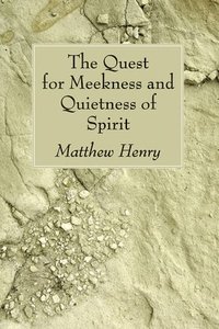 bokomslag The Quest for Meekness and Quietness of Spirit