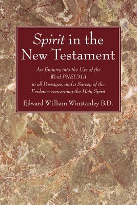 Spirit in the New Testament 1