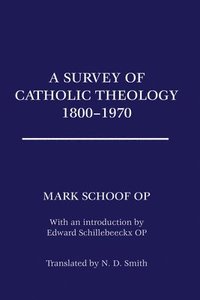 bokomslag A Survey of Catholic Theology, 1800-1970