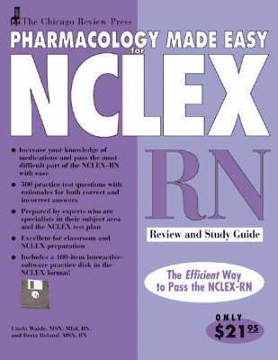 Chicago Review Press Pharmacology Made Easy for NCLEX-RN Review and Study Guide 1