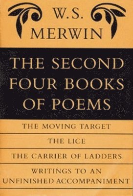 bokomslag Second Four Books of Poems