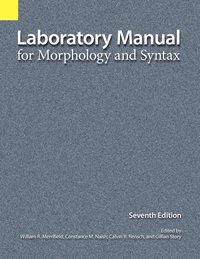 bokomslag Laboratory Manual for Morphology and Syntax