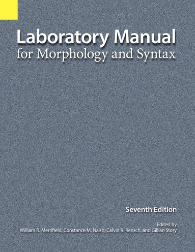 bokomslag Laboratory Manual for Morphology and Syntax