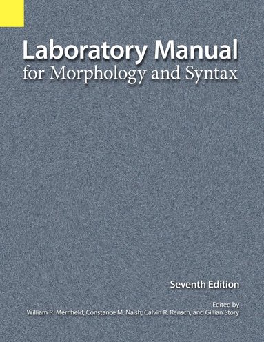 bokomslag Laboratory Manual for Morphology and Syntax