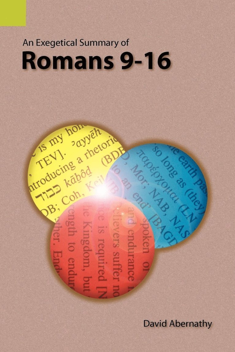 C David Abernathy, David Abernathy, C. David Abernathy - Exegetical Summary of Romans 9-16, Häftad