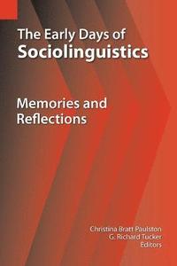 bokomslag The Early Days of Sociolinguistics