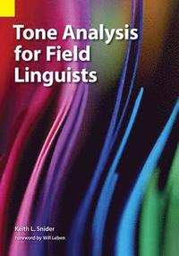 bokomslag Tone Analysis for Field Linguists
