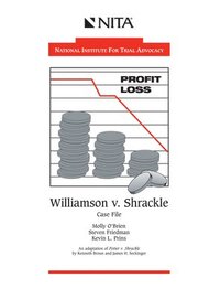 bokomslag Williamson V. Shrackle: Case File