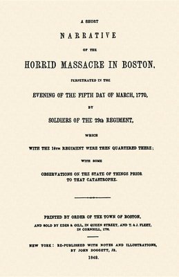 Horrid Massacre in Boston 1