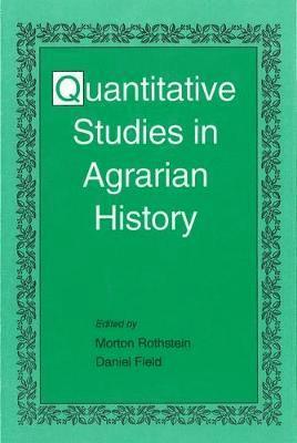 bokomslag Quantitive Studies In Agarian Hist