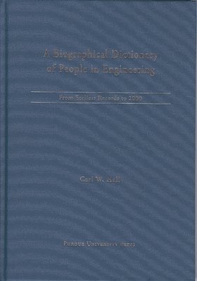 bokomslag A Biographical Dictionary of People in Engineering