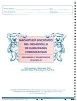 Macarthur Communicative Development Inventories (Cdis)  Inventario II: Palabras y Enunciados (Package of 25) 1