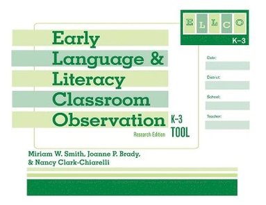 bokomslag Early Language and Literacy Classroom Observation