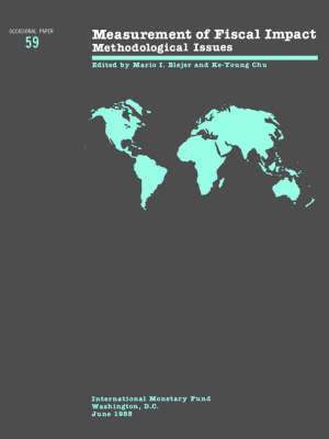 bokomslag Occasionl Paper/International Monetary Fund No 59; Measurement of Fiscal Impact