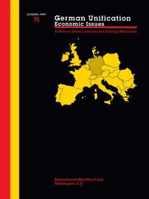 bokomslag Occasional Paper (International Monetary Fund) No 75); German Unification