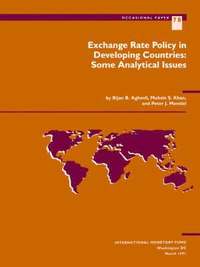 bokomslag Exchange Rate Policy in Developing Countries : Some Analytical Issues  Some Analytical Issues