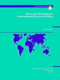 bokomslag Rules and Discretion in International Economic Policy