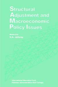 bokomslag Structural Adjustment and Macroeconomic Policy Issues  Papers Presented at a Seminar Held in Lahore, Pakistan, October 26-28, 1991