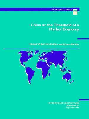 China at the Threshold of a Market Economy 1