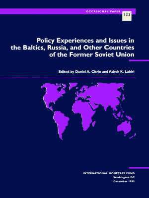 bokomslag Policy Experiences and Issues in the Baltics, Russia and Other Countries of the Former Soviet Union