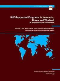 bokomslag IMF-supported Programs in Indonesia, Korea, Thailand