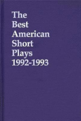 The Best American Short Plays 1992-1993 1