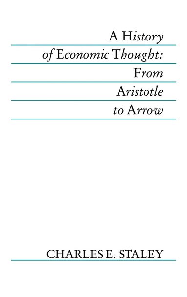 bokomslag A History of Economic Thought