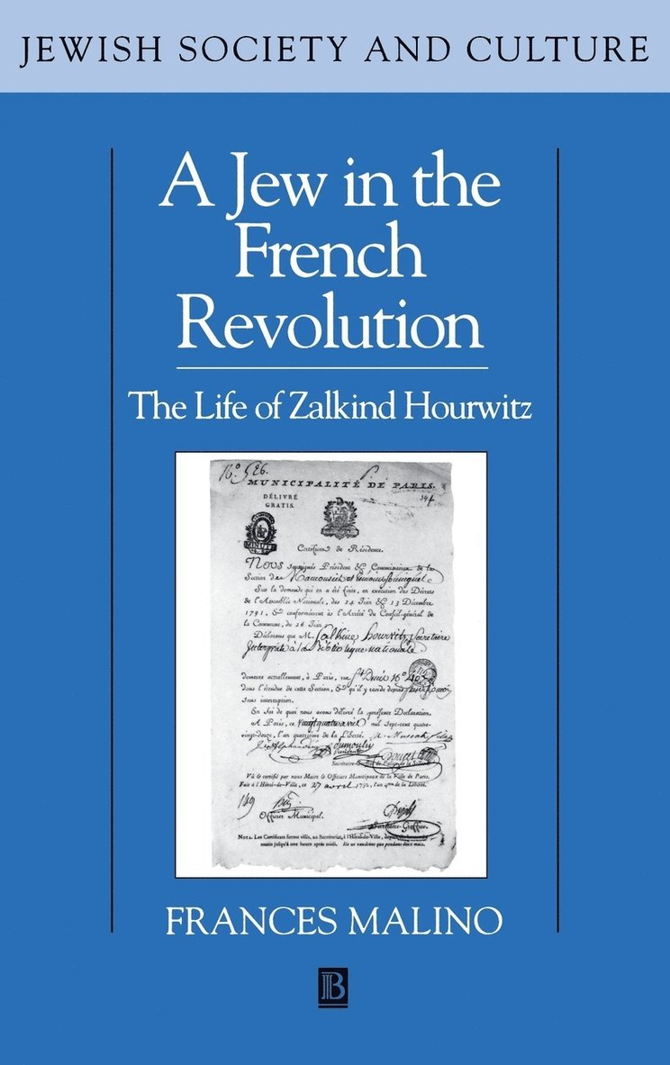 Francis Malino, Malino - Jew in the French Revolution, Inbunden