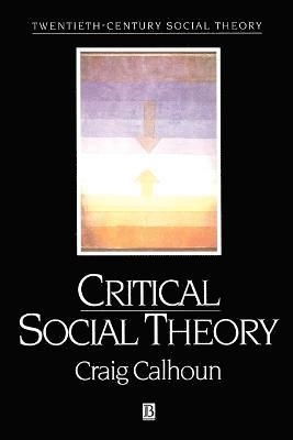 bokomslag Critical Social Theory