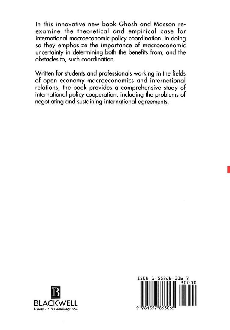 Economic Cooperation in an Uncertain World