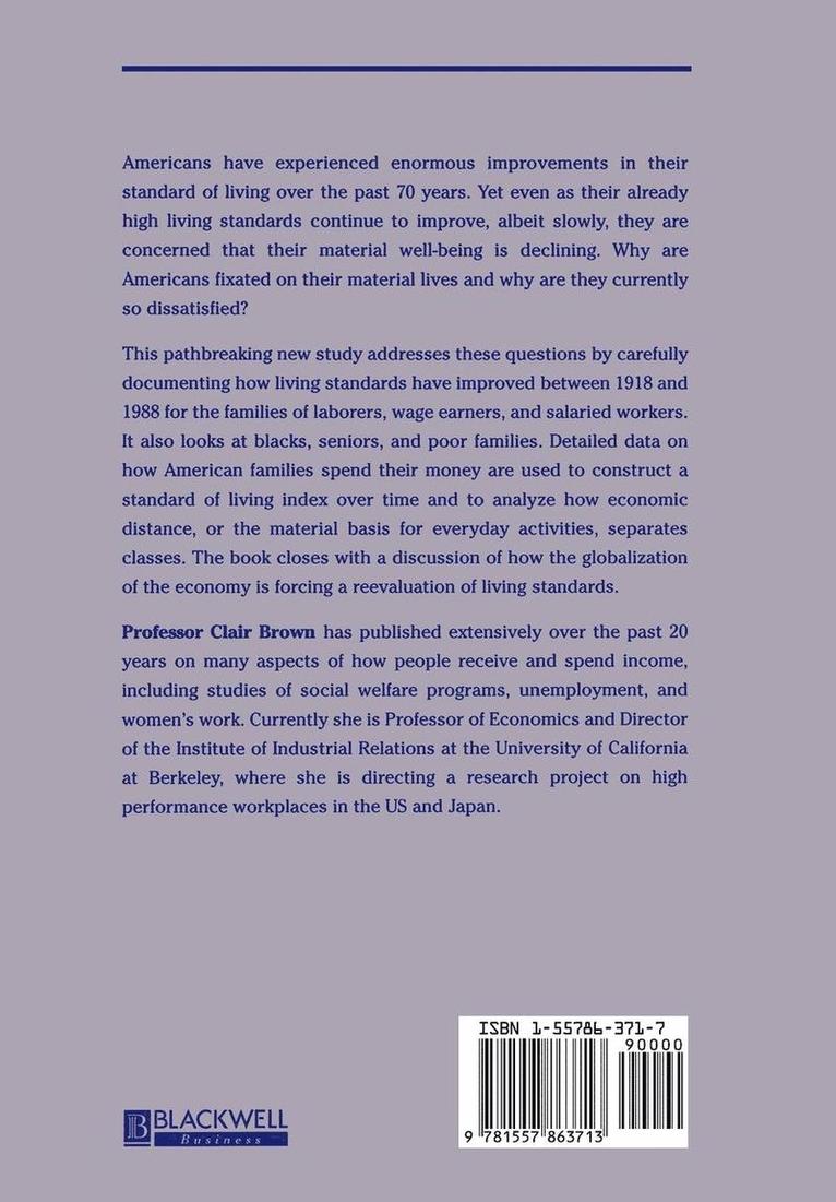 American Standards of Living: The Dakota and Lakota Nations