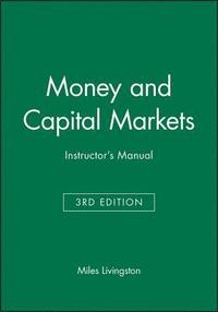 bokomslag Money and Capital Markets 3e Instructor's Manual