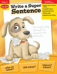 bokomslag Write a Super Sentence, Grade 1 - 3 Teacher Resource