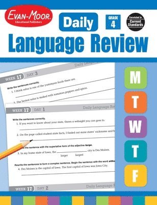 Daily Language Review, Grade 4 Teacher Edition 1