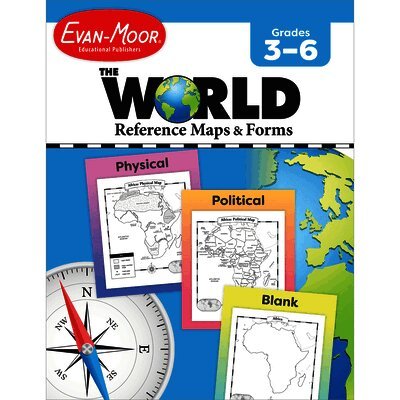 Evan-Moor Educational Publishers - The World Reference & Map Forms, Häftad