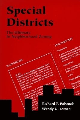 bokomslag Special Districts  The Ultimate in Neighborhood Zoning