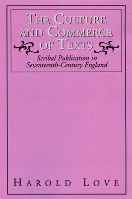 bokomslag Culture and Commerce of Texts