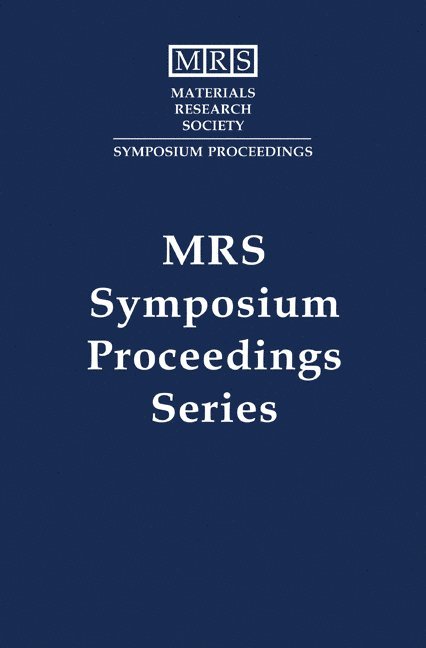 Easo P. George, Rolf Gotthardt, Kazuhiro Otsuka, Susan Trolier-McKinstry, Marilyn Wun-Fogle - Materials for Smart Systems II: Volume 459, Inbunden