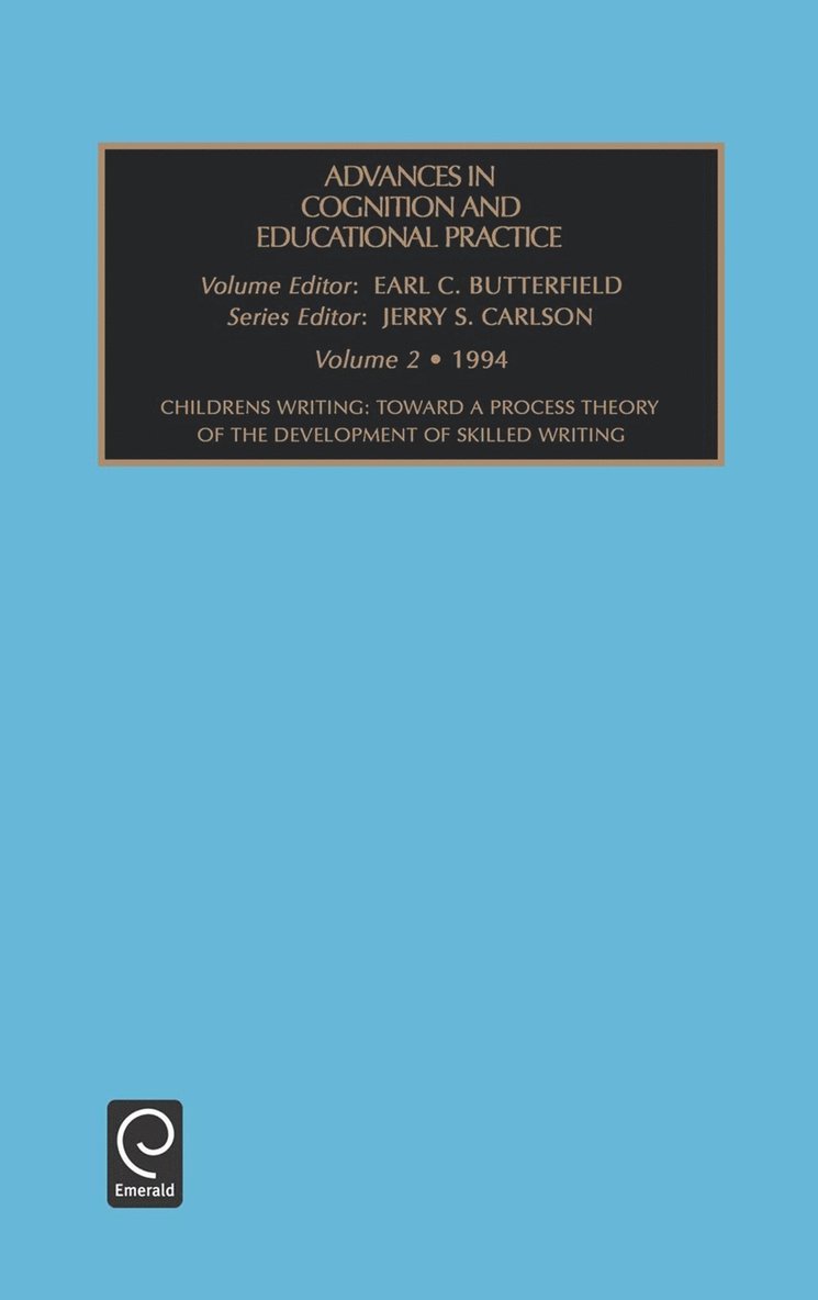 Earl C. Butterfield, Jerry S. Carlson - Children's Writing, Inbunden